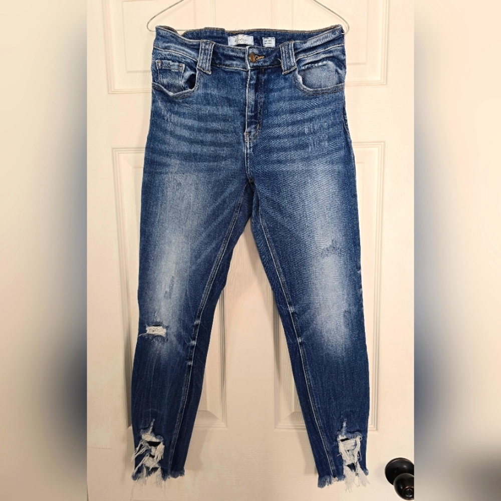 KanCan Mid-Rise Ankle Skinny